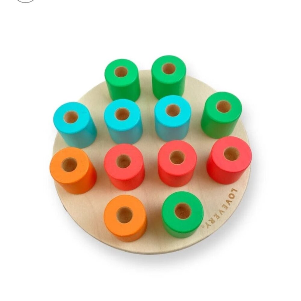 Lovevery Stacking Pegs and Pergboard